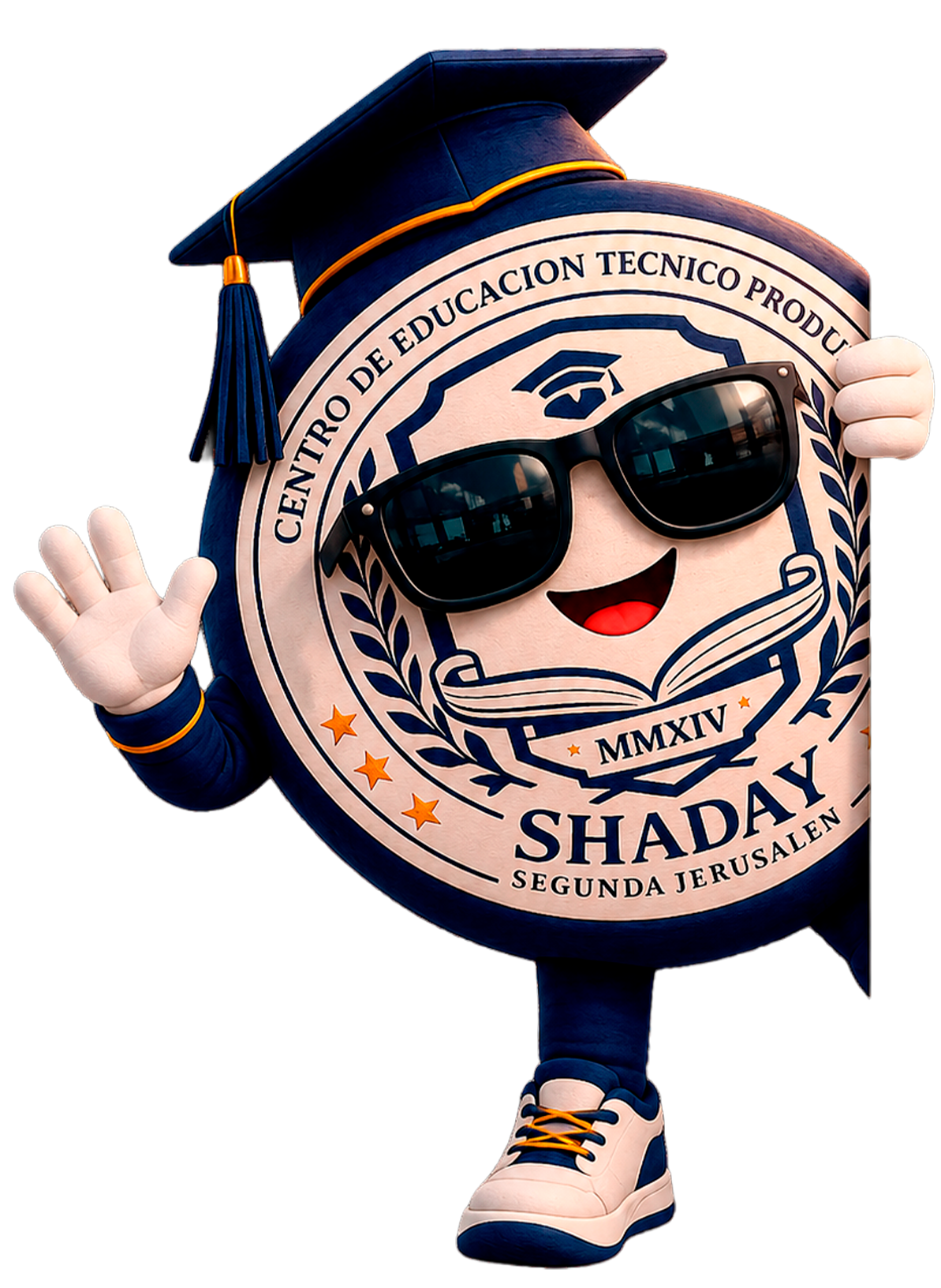 Shadito, la mascota del CETPRO SHADAY